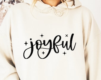 Joyful Christmas SVG: Winter Sign Quote, Ornament Design (Digital Download)