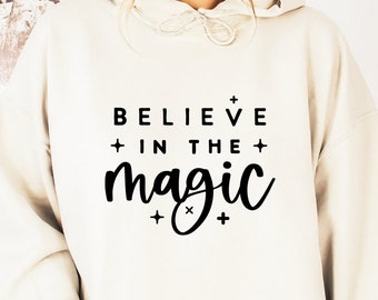 Believe In The Magic Christmas SVG: Holiday Decor Cut File (Digital Download)