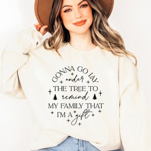 Funny Christmas Quote SVG: Gonna Go Lay Under The Tree (Digital Download)