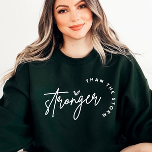 Stronger Than The Storm SVG PNG PDF, Inspiring Svg, Positive Quote Svg, Self Love Svg, Motivational Svg, Be Strong Svg, Be Kind Svg