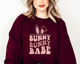 Bunny Babe Easter SVG: Kids Shirt Design (Digital Download)