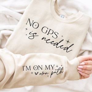 Kein Gps erforderlich, ich bin auf meinem eigenen Weg SVG PNG, Boho Inspirational Sleeve Shirt svg, Love Yourself svg, You Matter immer svg, positive Zitate