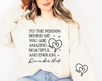 Person hinter mir SVG: Positive Affirmation Design (Digitaler Download)
