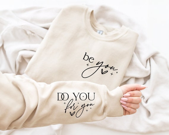 Inspirational SVG PNG PDF, Be You, Do You For You Svg, You Matter Svg, Motivational Svg, Mental Health Png, Positive Quotes, Sleeve Svg