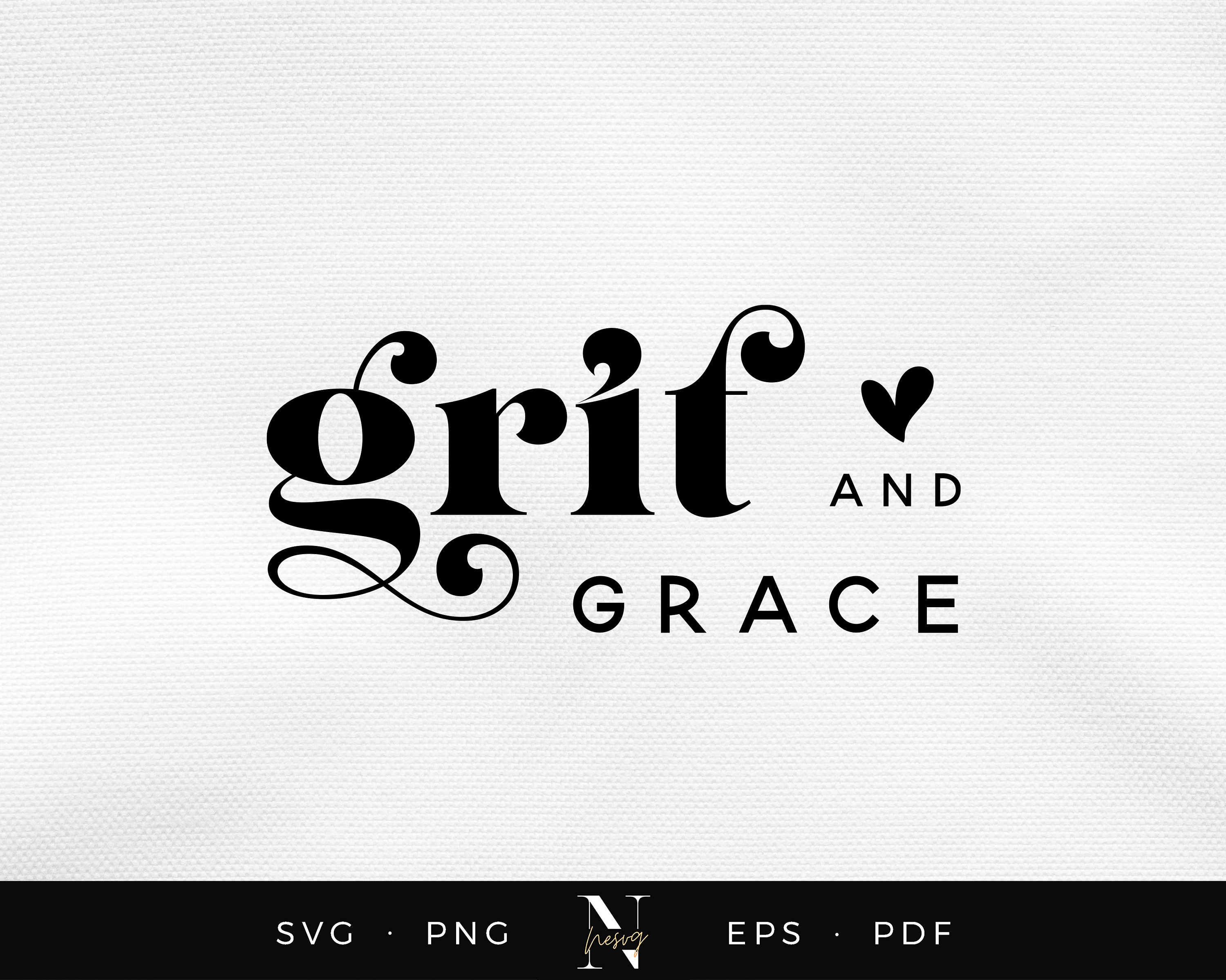 Grit and Grace SVG PNG PDF Religious Svg Inspirational Svg Etsy Australia