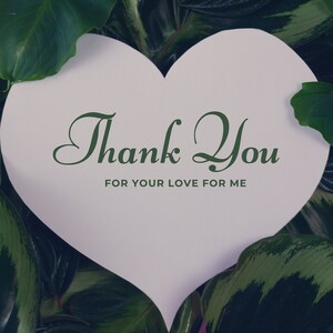 Green Thank You Card
