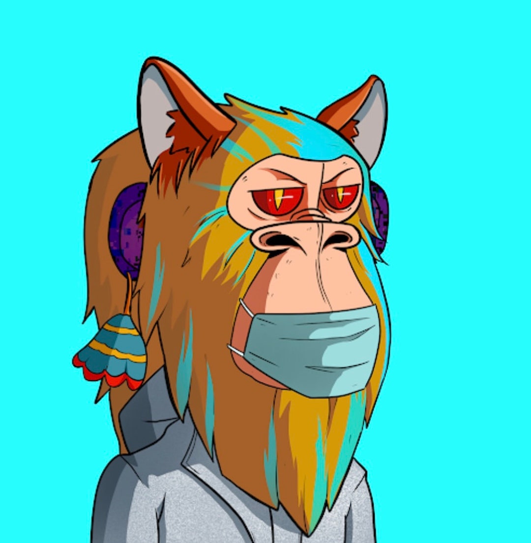 Lazy Lion Ape NFT Etsy