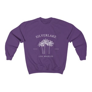 Silverlake Los Angeles Sweatshirt | LA California Sweater | Los Angeles Palm Trees Pullover | la Cali Crewneck | Los Angeles Shirt