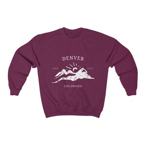Denver CO Sweatshirt,Colorado Lover,Travel Colorado,Colorado Traveler,Colorado Home,Colorado Hoodie,Rocky Mountains, Mile High City