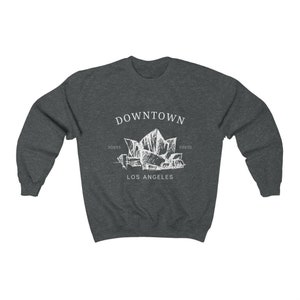DTLA Downtown Los Angeles Sweatshirt | LA California Sweater | Los Angeles Palm Trees Pullover | la Cali Crewneck | Los Angeles Shirt