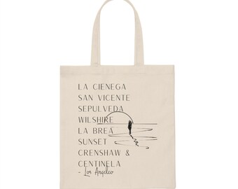 Bolsa LA STREETS, sacola urbana, sacola de lona la, sacola de lona, sacola estética, sacola feminina, sacola de ombro, sacolas, sacola West LA
