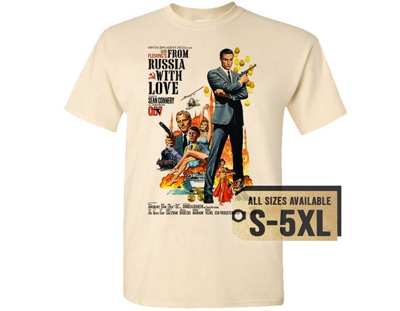 From Russia With Love 1963 V1 Multicolor T Shirt All Sizes S-5XL