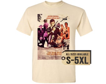 Camiseta multicolor V8 de El hombre de la pistola dorada de 1974, todas las tallas S-5XL