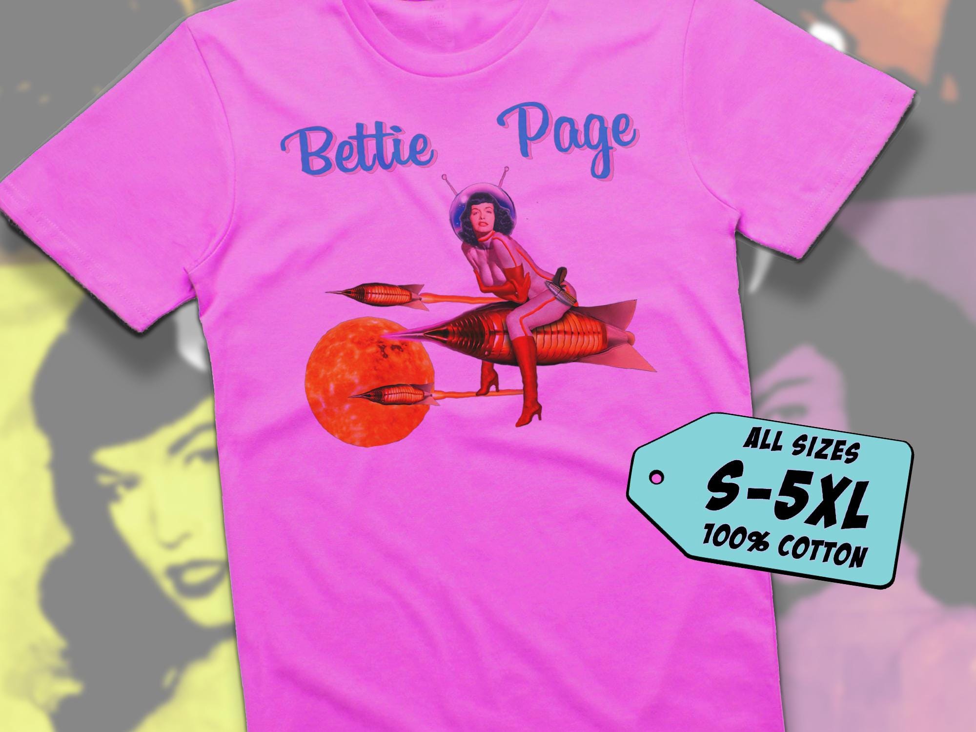 90s bettie page ベティペイジ Tシャツ USA製 L サイズ 90s bettie page ベティペイジ Tシャツ USA製 L サイズ Bettie Page