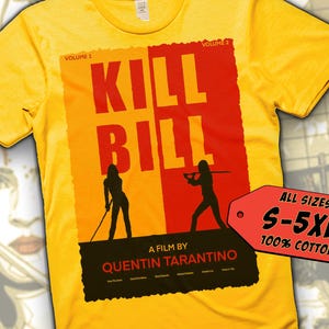 Kill Bill V3 Vintage Movie Poster t-Shirt Unisex Multicolor T shirt all sizes S-5XL