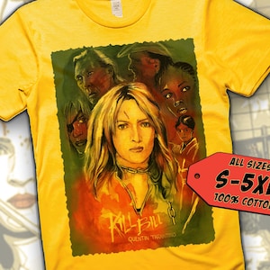 Kill Bill V34 Vintage Movie Poster t-Shirt Unisex Multicolor T shirt all sizes S-5XL