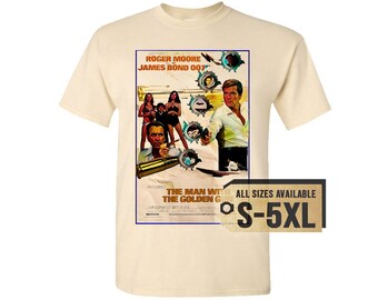 Camiseta multicolor "El hombre de la pistola de oro" 1974 V16, todas las tallas S-5XL