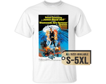 Camiseta multicolor Diamonds Are Forever 1971 V1, todas las tallas S-5XL