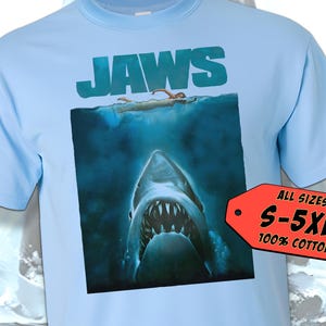 Jaws V2 Vintage Movie Poster t-Shirt Unisex Multicolor T shirt all sizes S-5XL