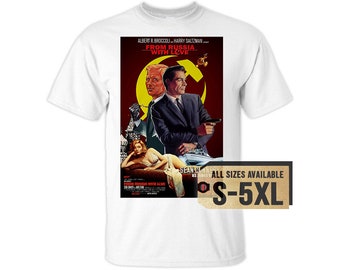 Camiseta multicolor "Desde Rusia con amor 1963 V11" en todas las tallas S-5XL