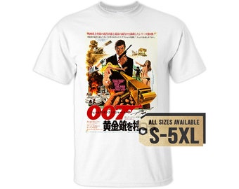 Camiseta multicolor "El hombre de la pistola de oro" 1974 V9, todas las tallas S-5XL
