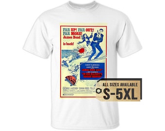 Camiseta multicolor "Al servicio secreto de Su Majestad 1969 V11" en todas las tallas S-5XL