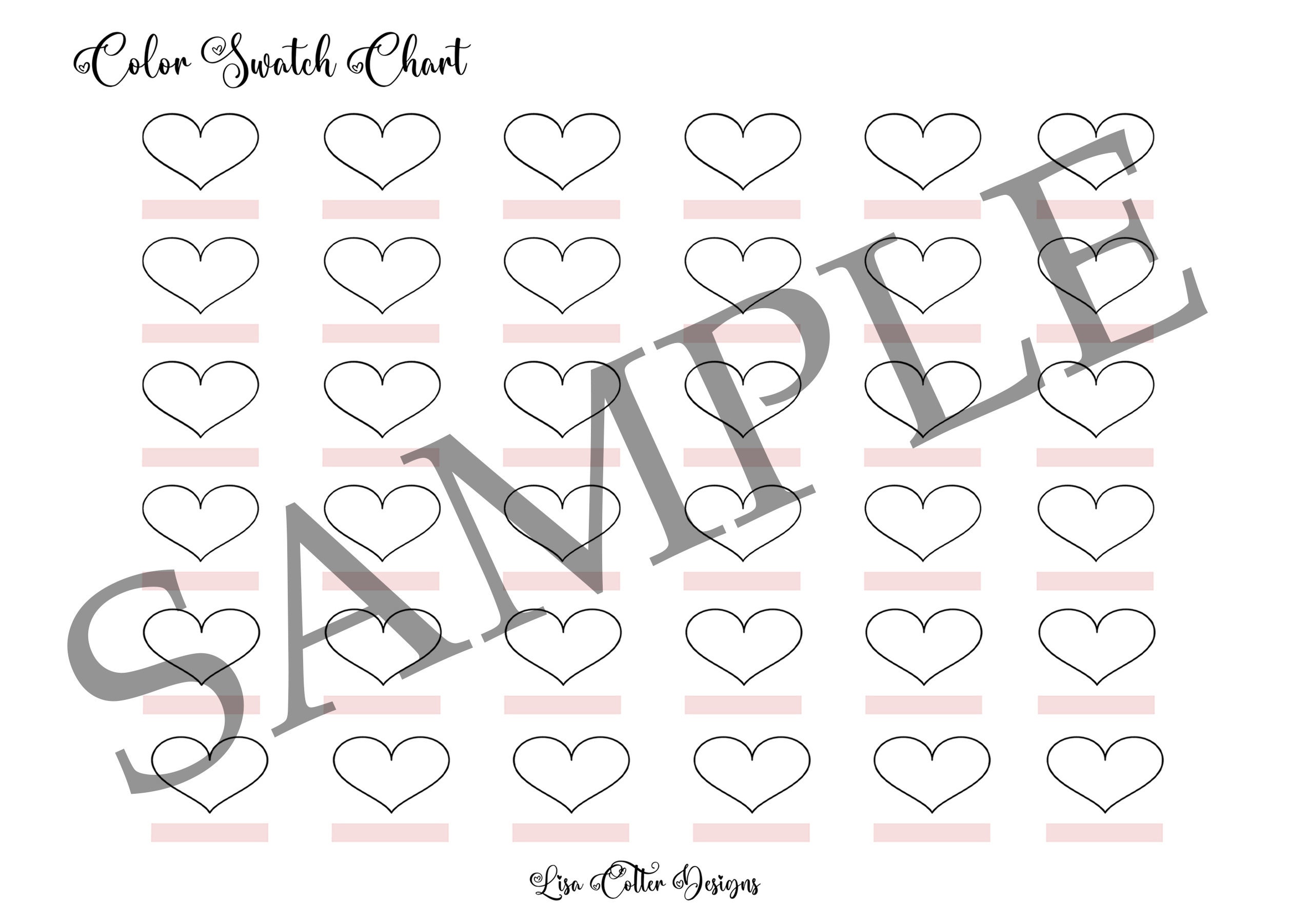 お歳暮 のし Swatch Blank Heart's 36 Page Etsy - その他