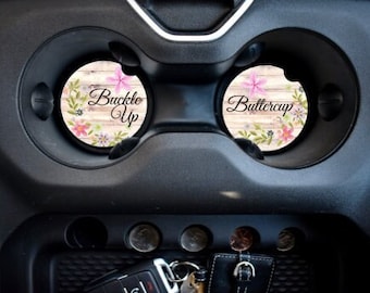 Schnalle Up Buttercup Auto Untersetzer Design für Sublimation