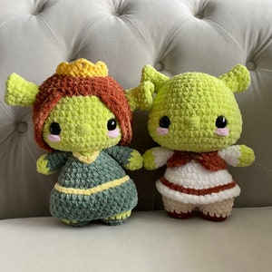 Crochet Ogre and Princess Ogre Bundle (Made to Order)