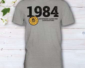 40. Geburtstag T-Shirt, 40 Geburtstag Mann Geschenkidee, Entspricht Alter und Laufleistung Mechaniker Geschenk T-Shirt