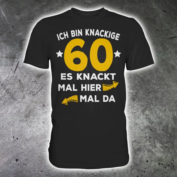 60 Geburtstag Deko Lustig 60. Geburtstag Knackig Geschenke Etsy