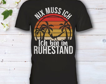 Rentner T-Shirt, Rente Geschenk Mann, Rentner Geschenk