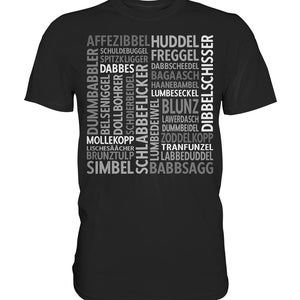 Pfalz, Pfälzer T-Shirt, Pfälzer Geschenk, Pfälzer Dialekt, Schimpfwörter, Mundart, Pfälzerin, Pälzer, Pälzerin Bild 3