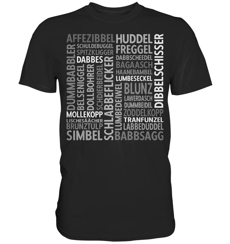 Pfalz, Pfälzer T-Shirt, Pfälzer Geschenk, Pfälzer Dialekt, Schimpfwörter, Mundart, Pfälzerin, Pälzer, Pälzerin Bild 3