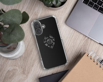 BTS D-Day Agust D Suga Min Yoongi Guitar Pick Design Clear Case for iPhone®