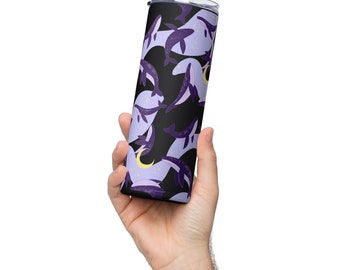 BTS Whale Pattern Stainless steel tumbler