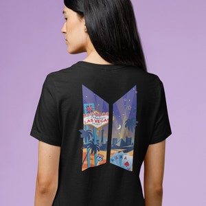 Permiso BTS para bailar camiseta unisex de manga corta de Las Vegas