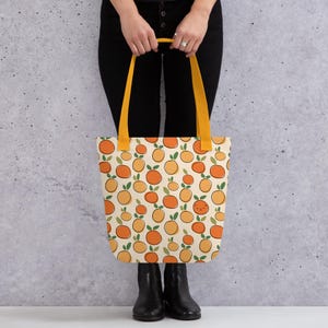 BTS Yoongi Tangerine Tote bag, Suga Agust D Tote, Fruit Pattern Tote