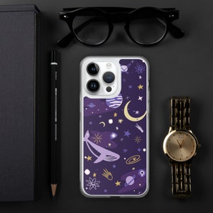 BTS Celestial Galaxy Purple iPhone Case