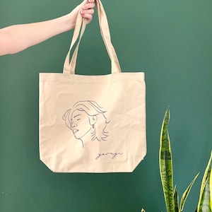 BTS Min Yoongi Suga Canvas Tote Bag