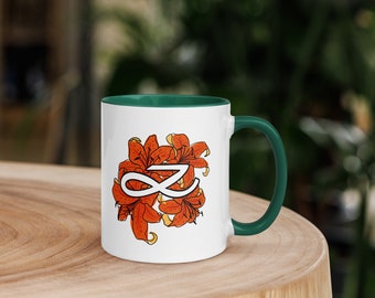 BTS Jungkook Golden Mug with Color Inside
