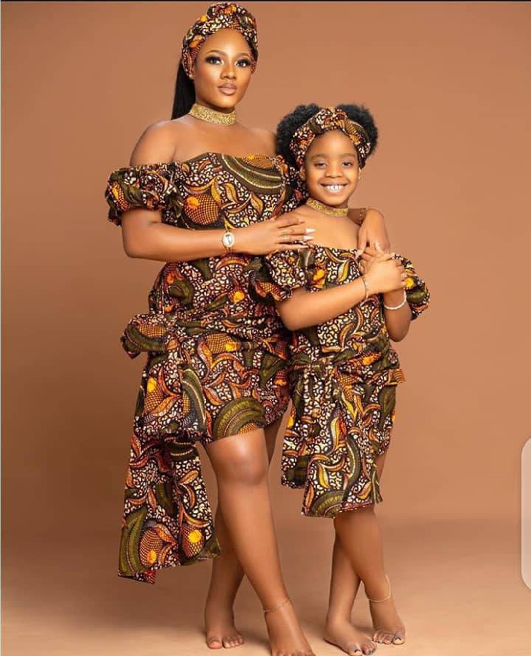 Daughter Matching Outfits Mother And Daughter African Dresses