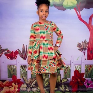 African Girls Dress/African Clothing for Girls/African Girls Birthday Dress/Girls Pageant Dresses/African Dresses For Kids/Baby Girl Dress