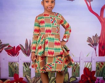 African Girls Dress/African Clothing for Girls/African Girls Birthday Dress/Girls Pageant Dresses/African Dresses For Kids/Baby Girl Dress
