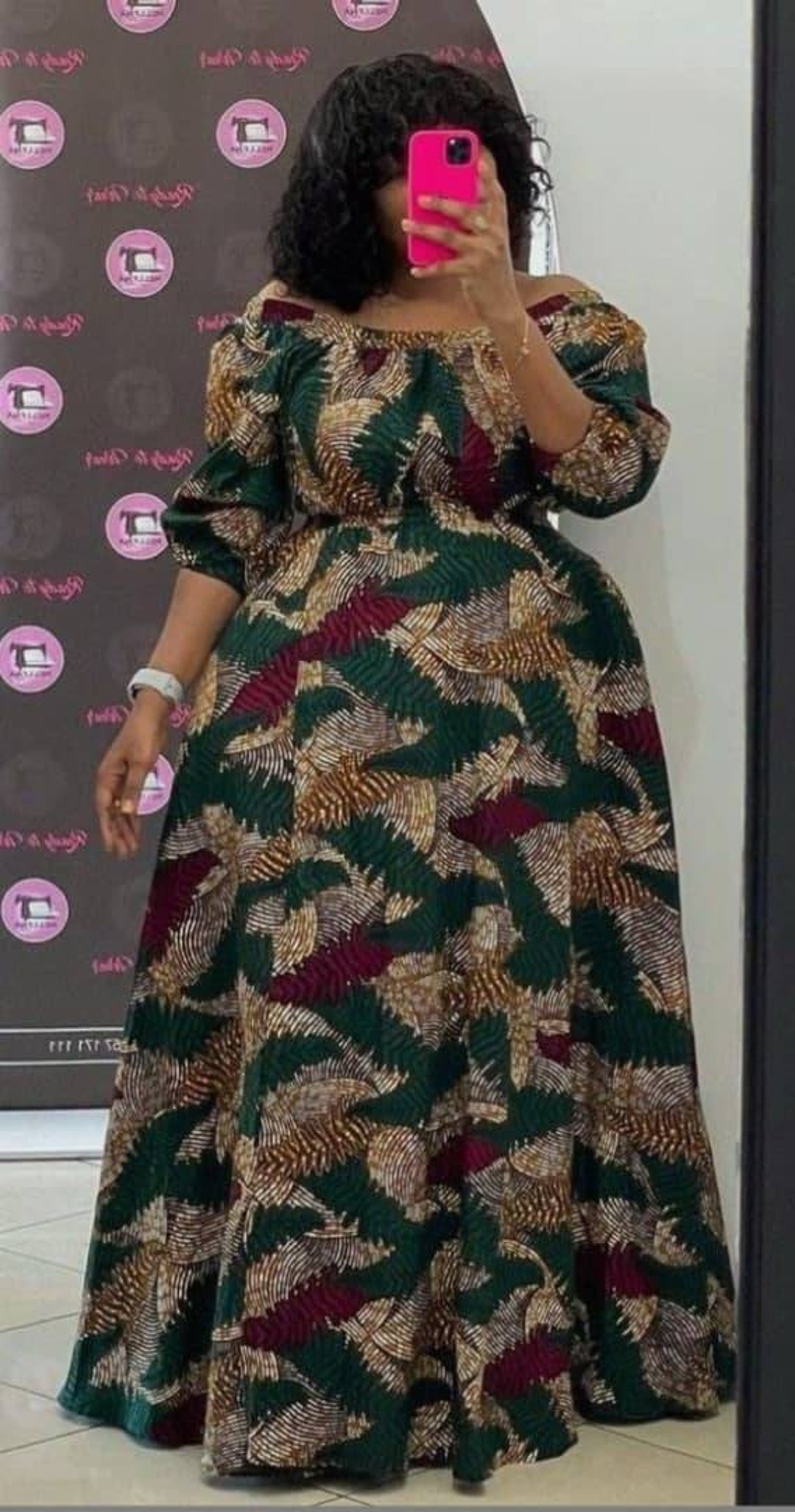 African Plus Size Dress,african Dress,african Maxi Dress, African Maxi ...
