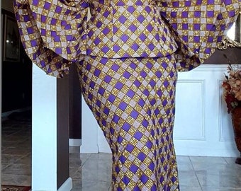 African Skirt Set,African Two Piece Set,African Skirt And Top,African Clothing For Women,Ankara Skirt Set,African Skirt And Blouse Clothing