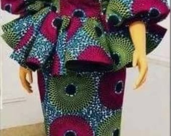 African Skirt Set,African Two Piece Set,African Skirt And Top,African Clothing For Women,Ankara Skirt Set,African Skirt And Blouse Clothing