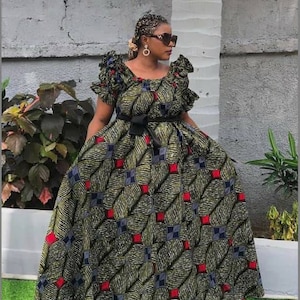 African Plus Size Dress,African Dress,African Maxi Dress, African Maxi Dresses For Women,African Clothing For Women,African Print Dress