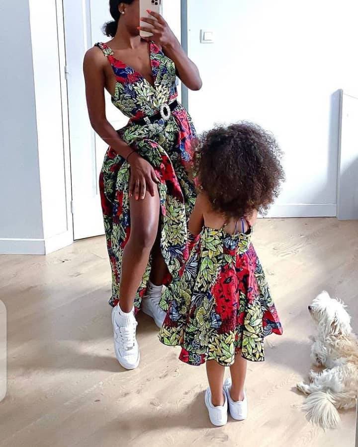 African Mom and Daughter Matching Maxi Dress for Photoshoot/african Mom and  Me Summer Dresses/african Maxi Dress/african Clothing for Women - Etsy