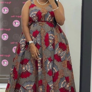 African Maxi Dress,African Plus Size Maxi Dress,African Clothing For Women, African Dress,African Maxi Dress For Women,African Print Dress